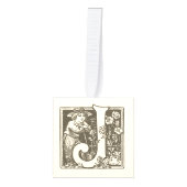 "Joy"  Alphabet Franse Kinderkerst Kubus Ornament (Voorkant)