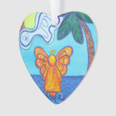 Joy and Peace Beach Angel Cadeau de vacances (devant)