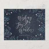 Joy and Wonder Business Holiday briefkaart (Voorkant)