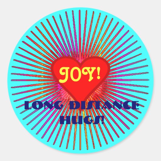 Joy Burst Hugs Stickers (Voorkant)