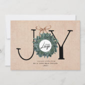 Joy Business Kerstmis | Logo ondernemingen Feestdagenkaart (Voorkant)