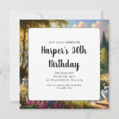 Joy by the Lake Birthday Invitation (Dos)