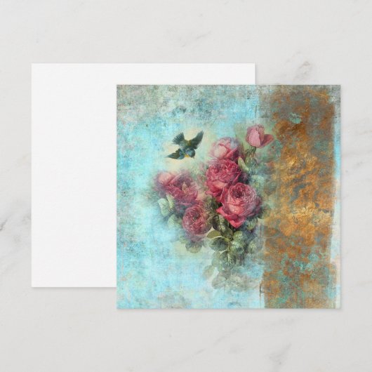 JOY - Carte d'invitation, Carte de voeux (Devant / Derrière)