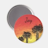 Joy "Célébration du désert" Magnet par All Joy Art (Recto/Verso)