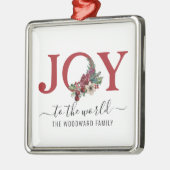 Joy Ceramic Ornament (Links)