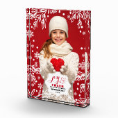 Joy & Cheer. Aangepast kerstfotoblok Fotoblokken (Rechts)