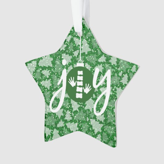 JOY Chiropractic/Chiropractor-kerstsierente Ornament (voorkant)