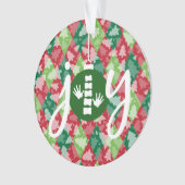JOY Chiropractic/Chiropractor-kerstsierente Ornament (voorkant)
