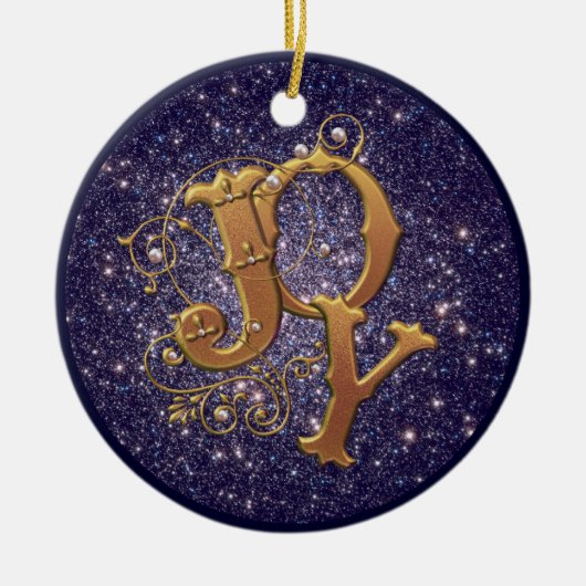 Joy Christelijk kerstdecoratie Keramisch Ornament (Voorkant)