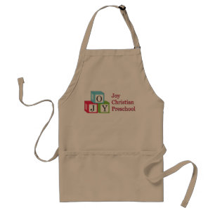 Joy Christelijk Preschool Apron voor leraren! Standaard Schort