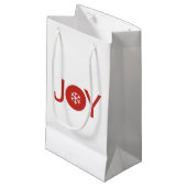 Joy Christmas Cadeau Sac (Devant Angle)