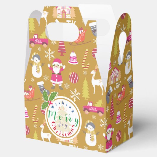 Joy Christmas Gold Bedankdoosjes (Geopend)