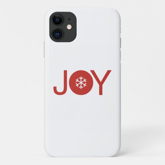 Joy Christmas iPhone 11 Coque (Dos)