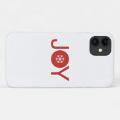 Joy Christmas iPhone 11 Coque (Dos (Horizontal))
