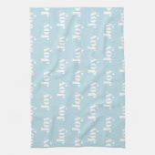 Joy Christmas Kitchen Towels Blue Theedoek (Verticaal)