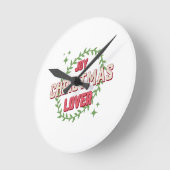 Joy Christmas Lover Ronde Klok (Hoek)