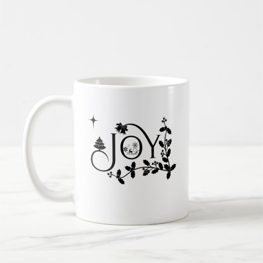 Joy Christmas Mug (Gauche)