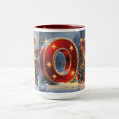 JOY Christmas Mug – 15 oz Festive Mug Mok (Midden)