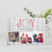 JOY CHRISTMAS Photo Collage (Staand voorkant)