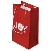 Joy Christmas Red Cadeau sac cadeau (Dos Angle)