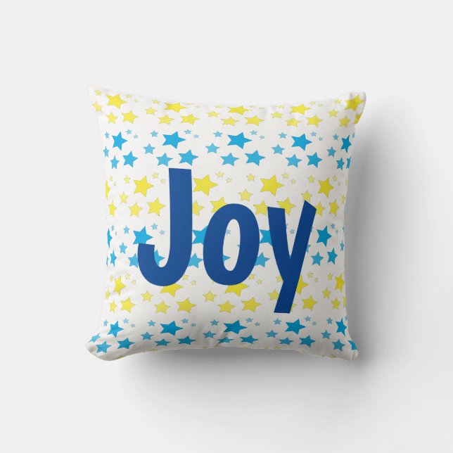 Joy Christmas Star Pillow Kussen (Voorkant)