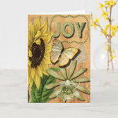  Joy Collage, word snel beter Kaart (Gele Bloem)