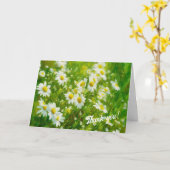 Joy Daisie Daisy Garden Carte de remerciements (Fleur jaune)