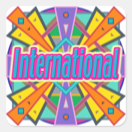Joy Design Stickers "International" (Devant)