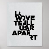 Joy Division L'Amour Nous Enlèvera Une Poster (Devant)