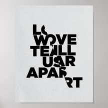 Joy Division L'Amour Nous Enlèvera Une Poster