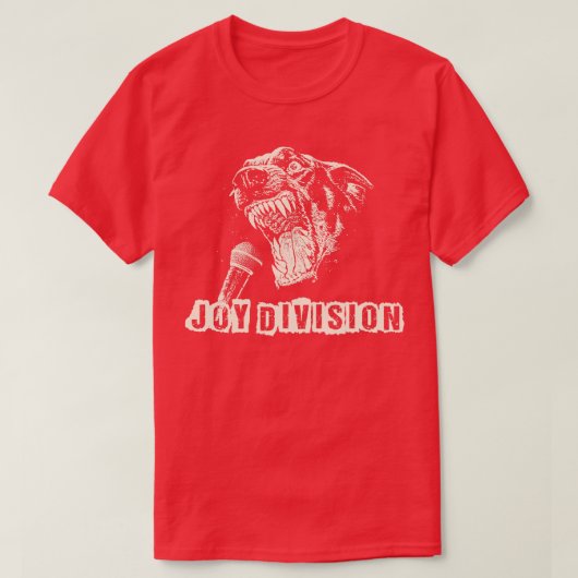 Joy Division zal schreeuwen T-shirt (Design voorkant)