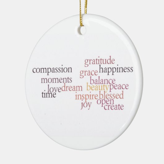 Joy en Gratitude Ornament (Links)