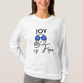 Joy Est T-Shirt Gratuit - Jote Smiley Face Avec Su