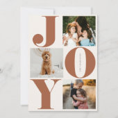 Joy Famille Vacances Collage Cartes photos (Devant)