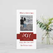 Joy Feestdagenkaart (Staand voorkant)