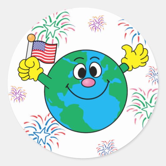 Joy Fireworks Sticker (Voorkant)