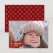 Joy-foto - 3x5 kerstkaart kaart (Voorkant / Achterkant)