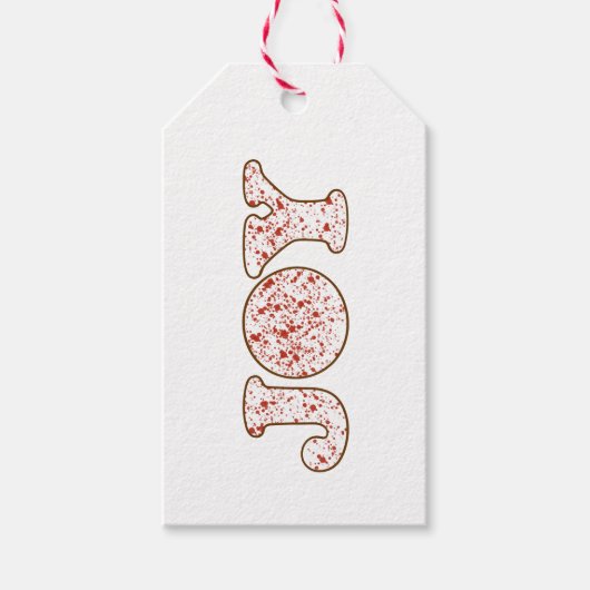 Joy Gift Tag Cadeaulabel (Voorkant)