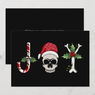 Joy Gothic Kerstfeestay Kaart