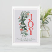 Joy Greenery Classic Gray Lijst Peace Love Holiday (Staand voorkant)