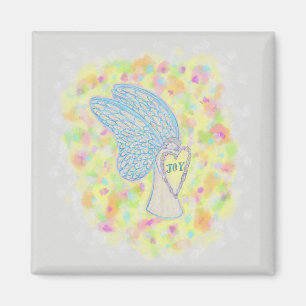 Joy Guardian Angel Art Custom Fridge Magnets Magneet