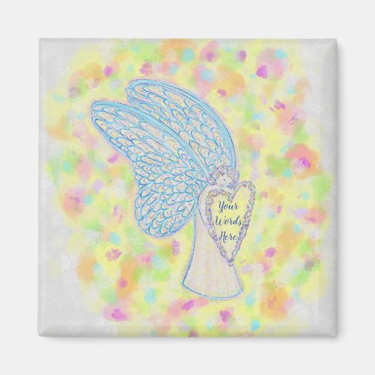 Joy Guardian Angel Art Custom Fridge Magnets Magneet (Voorkant)