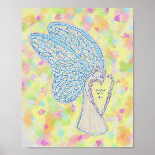 Joy Guardian Angel Art Imprimer Affiches (Devant)