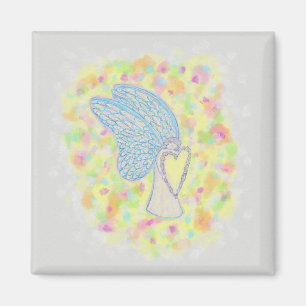 Joy Guardian Angel Art personnalisé Frigo Magnet