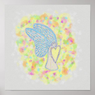 Joy Guardian Angel Art Print Posters