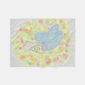 Joy Guardian Angel Custom Fleece Blanket Deken (Voorkant (Horizontaal))