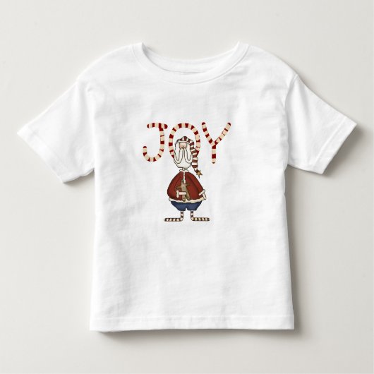 Joy Het is kerstt-shirts en cadeautjes. Kinder Shirts (Voorkant)
