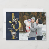 Joy Holiday Carte photo (Devant)