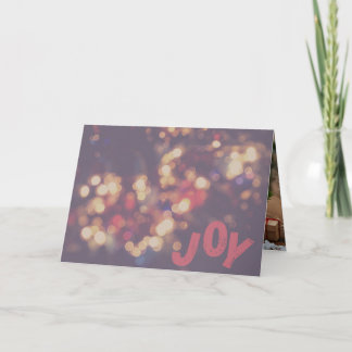 Joy Holiday Greeting Card Kaart