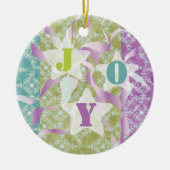 JOY Holiday Keepsake Ornament (Voorkant)